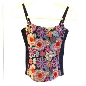 COPY - SALE! Hand embroidered, sequined bustier